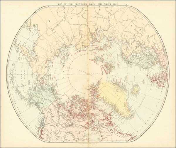 85-Polar Maps Map By Edward Stanford