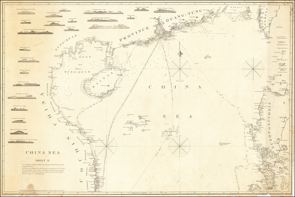 52-China, Southeast Asia, Philippines and Hong Kong Map By James Horsburgh