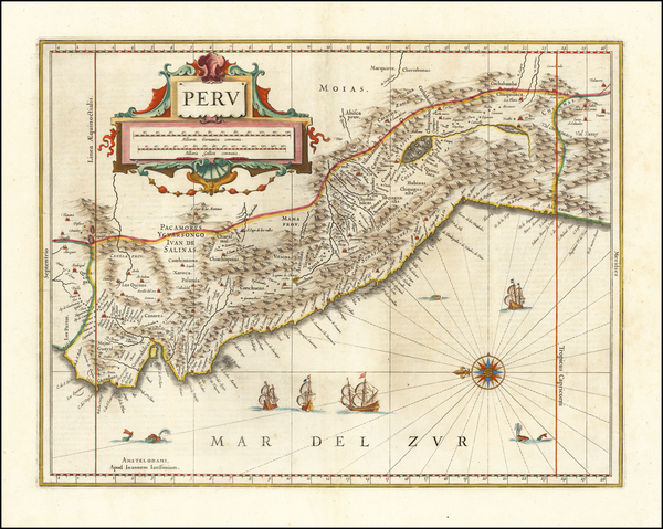 49-Peru & Ecuador Map By Jan Jansson
