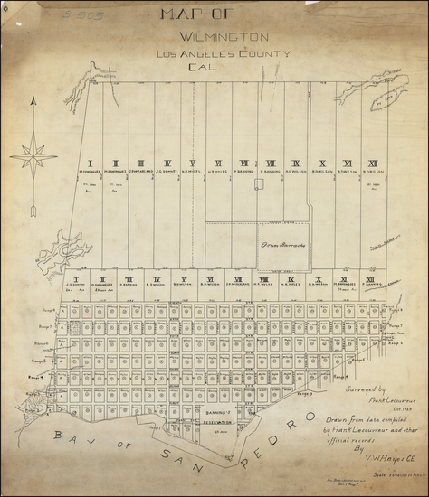 20-Los Angeles Map By Frank Lecouvreur