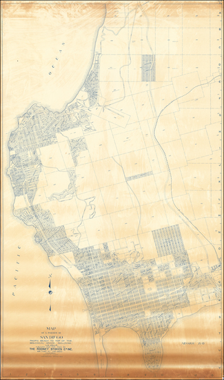 99-San Diego Map By Rodney Stokes