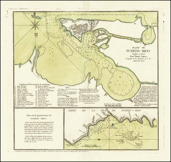 78-Puerto Rico Map By Don Juan Lopez