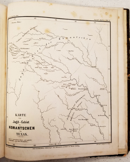 74-Texas, Atlases, Rare Books and Curiosities Map By Heinrich Berghaus