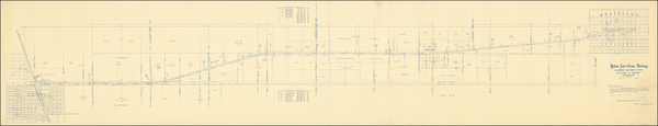 10-California and Other California Cities Map By Holton Inter-Urban Railway