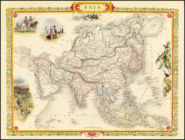 0-Asia Map By John Tallis