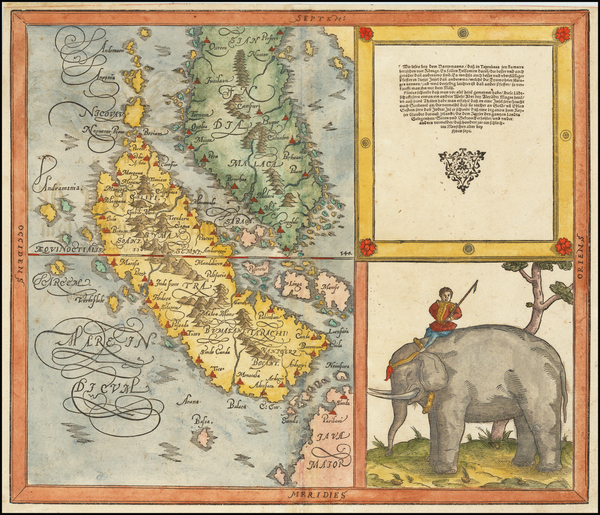 69-Southeast Asia, Singapore, Indonesia and Malaysia Map By Sebastian Munster