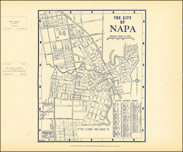 51-Other California Cities Map By Thomas Brothers