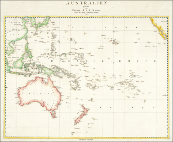 37-Pacific Ocean, Southeast Asia, Philippines, Pacific, Australia and Oceania Map By Simon Schropp