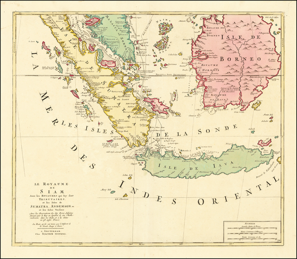 33-Southeast Asia, Singapore, Indonesia and Malaysia Map By Joshua Ottens