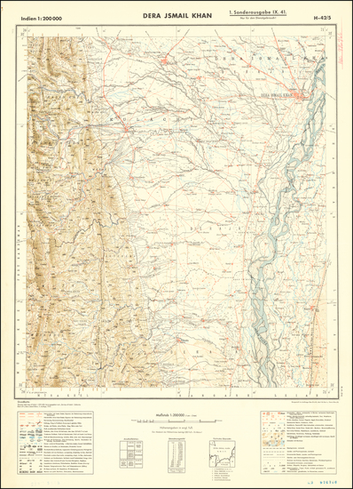 18-World War II and Greece Map By General Staff of the German Army