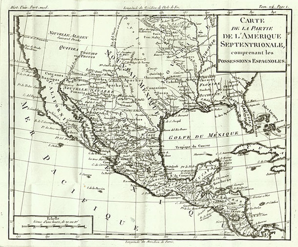 39-Texas, Midwest, Southwest and Mexico Map By Louis Brion de la Tour