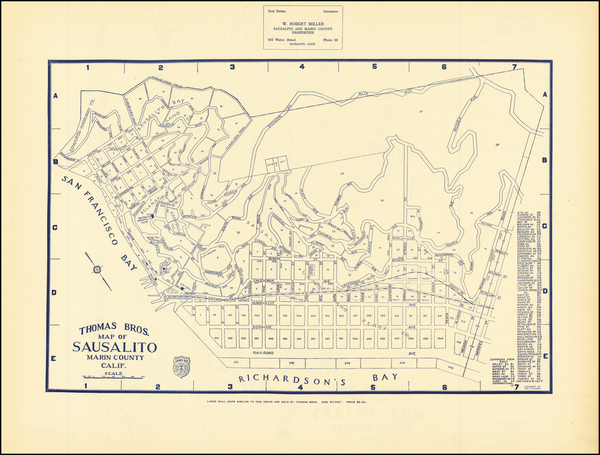 18-Other California Cities Map By Thomas Brothers