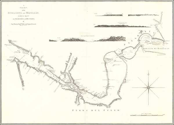 91-Argentina and Chile Map By James Cook