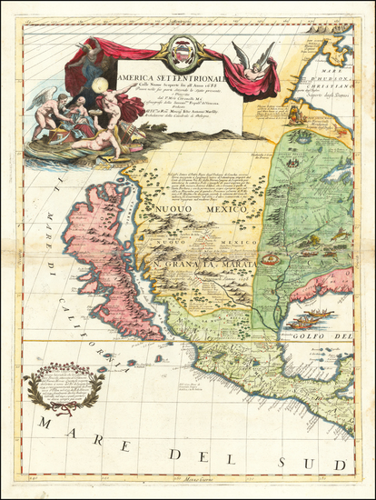 48-United States, Texas, Midwest, Southwest, North America and California Map By Vincenzo Maria Co