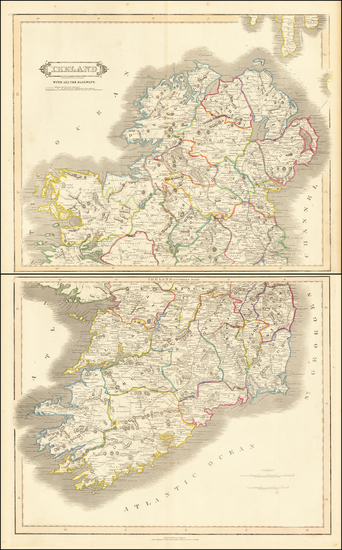 95-Ireland Map By Daniel Lizars