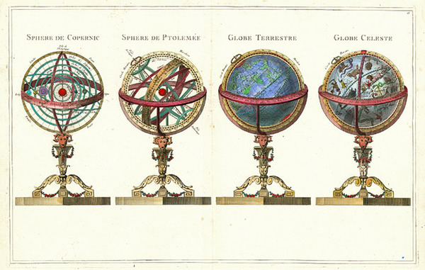 54-World, World, Celestial Maps and Curiosities Map By Jean Janvier