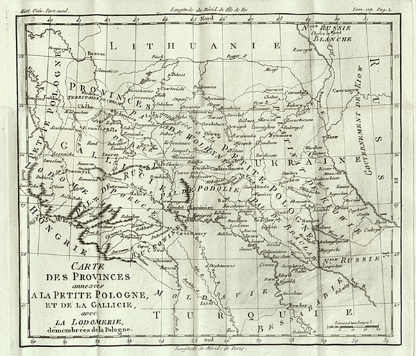 43-Europe, Poland, Russia and Baltic Countries Map By Louis Brion de la Tour