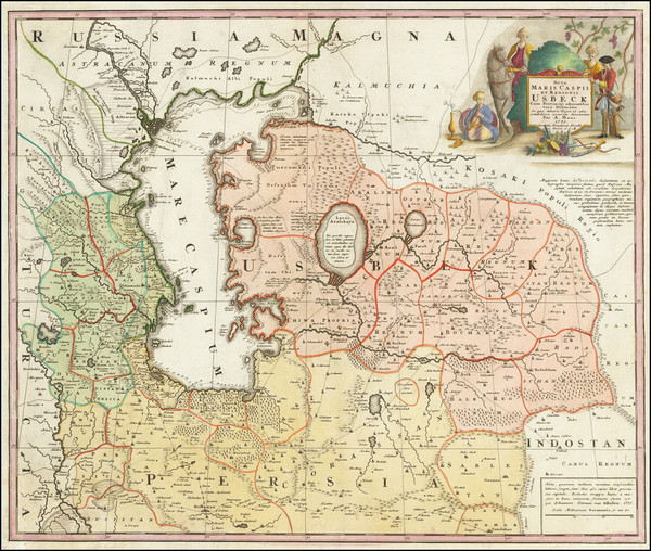 70-Russia, Ukraine and Central Asia & Caucasus Map By A Maas