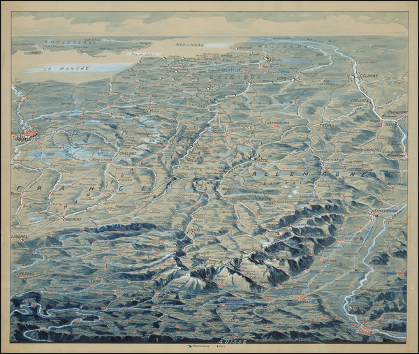 12-France Map By G.M.