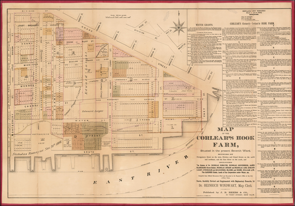 93-New York City Map By J.B. Beers