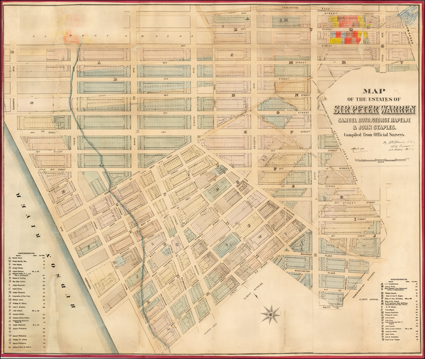 19-New York City Map By John Bute Holmes