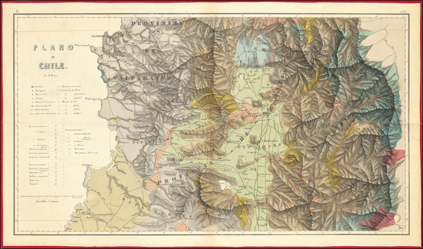 99-Chile Map By Pedro Jose Amado Pissis