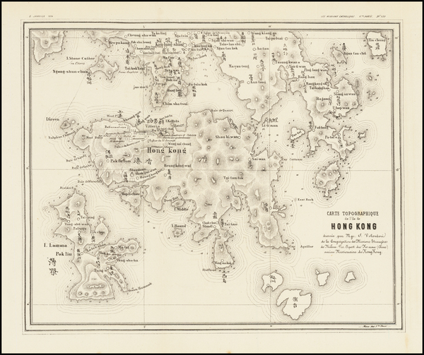 63-Hong Kong Map By Simeone Volonteri