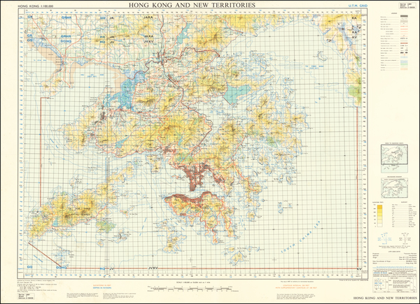 11-Hong Kong Map By U.K. Ministry of Defence