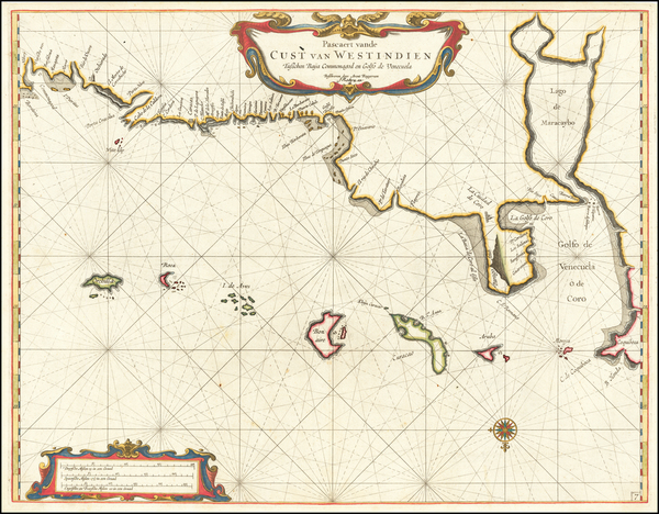 34-Other Islands Map By Arent Roggeveen / Jacobus Robijn