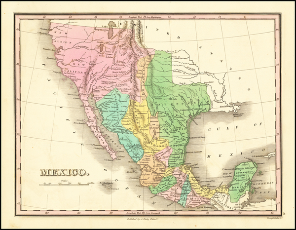 18-Texas, Southwest, Rocky Mountains and California Map By Anthony Finley