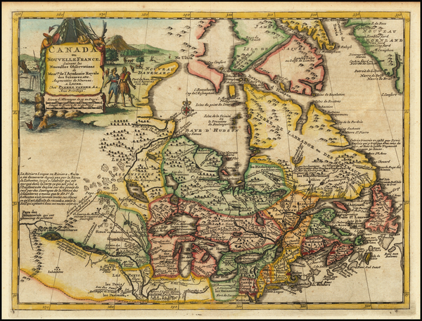 18-Midwest and Canada Map By Pieter van der Aa