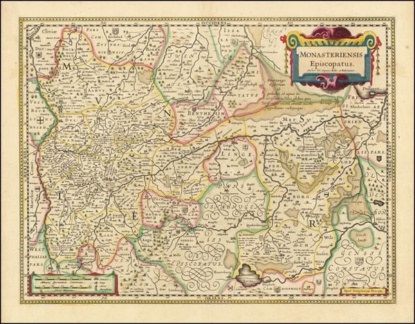 39-Norddeutschland Map By Willem Janszoon Blaeu