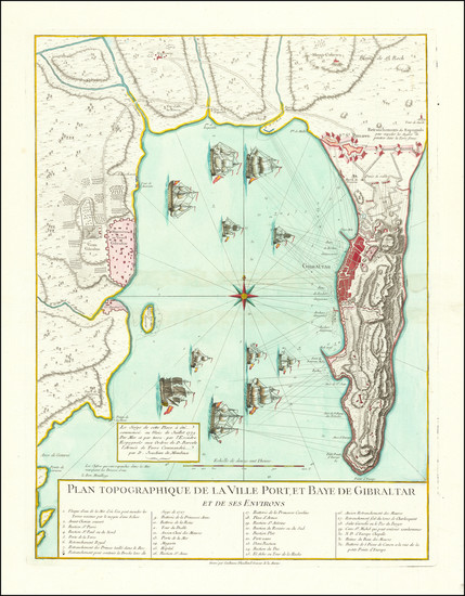 100-Gibraltar Map By Guillaume Dheulland