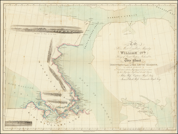 90-Polar Maps and Canada Map By E.H. Ross