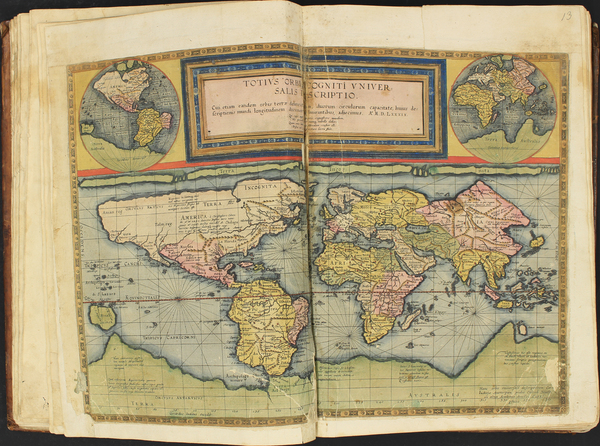 26-Atlases Map By Gerard de Jode