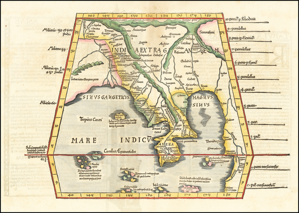 66-India, Malaysia and Thailand, Cambodia, Vietnam Map By Lorenz Fries