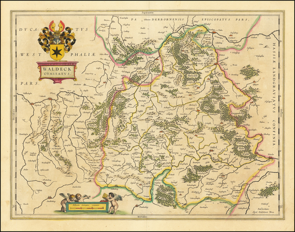 49-Mitteldeutschland Map By Willem Janszoon Blaeu