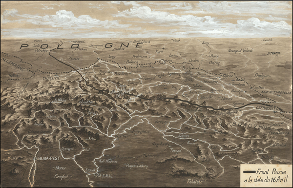 24-Europe, Belgium, France, World War I and Germany Map By H.M.