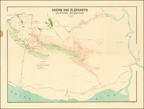 58-Southeast Asia and Thailand, Cambodia, Vietnam Map By A. Ardin