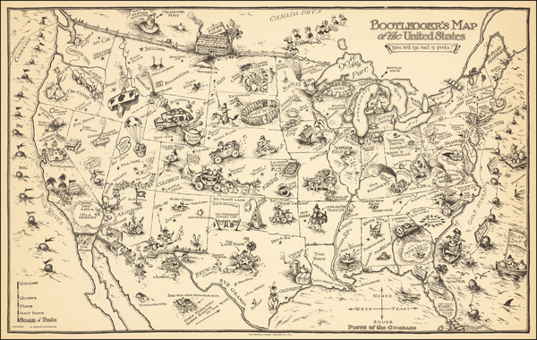 28-United States and Pictorial Maps Map By Edward Gerstell McCandlish