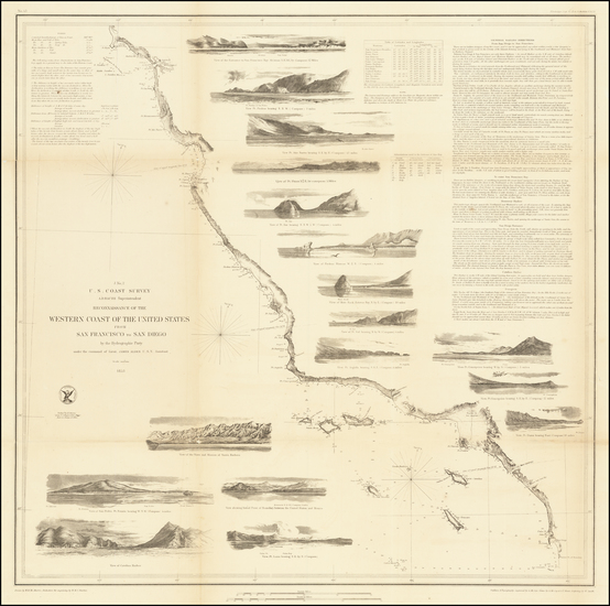 77-California Map By United States Coast Survey