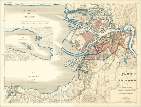 51-Russia Map By Carl  Friedrich von Wiebeking