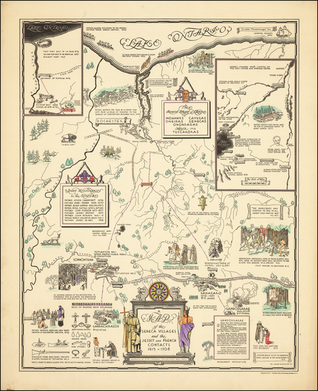 6-New York State Map By Helen M. Erickson / Alexander McGinn Stewart