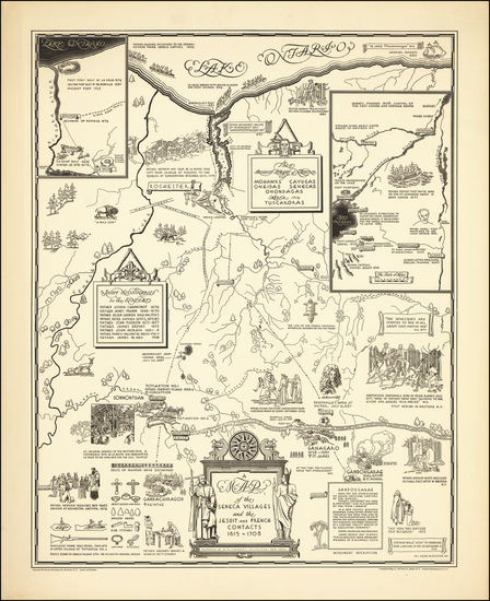 77-New York State Map By Helen M. Erickson / Alexander McGinn Stewart