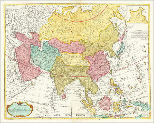 1-Asia Map By Johannes Covens / Pierre Mortier