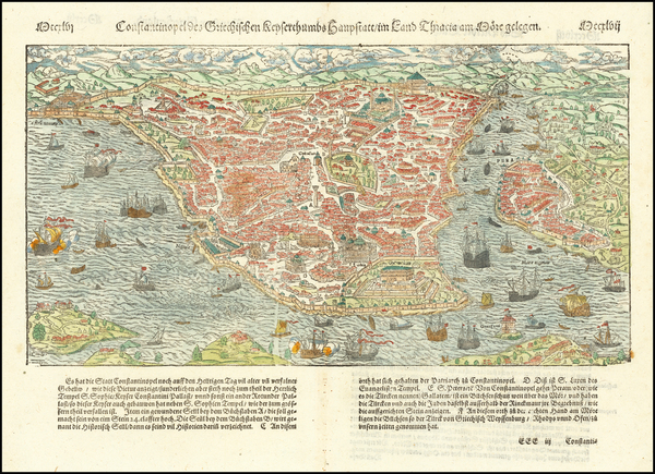 5-Turkey and Turkey & Asia Minor Map By Sebastian Munster