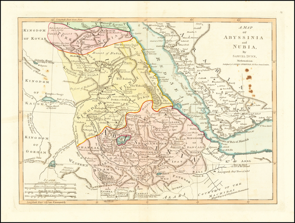 34-Middle East, Egypt, North Africa and East Africa Map By Samuel Dunn