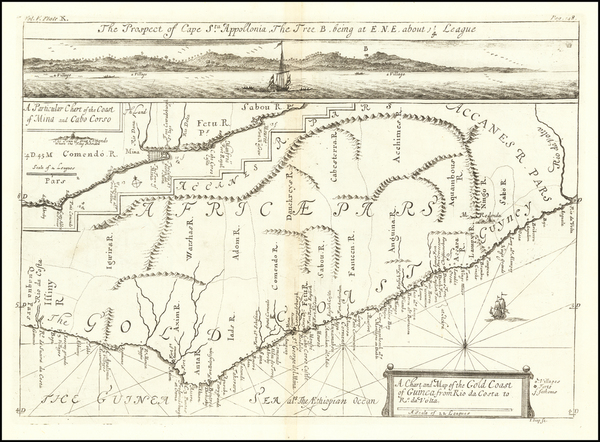 51-West Africa Map By Johannes Kip