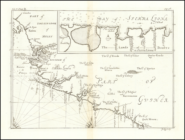 13-West Africa Map By Johannes Kip