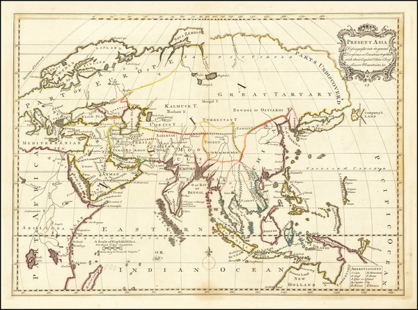 15-Asia Map By Edward Wells